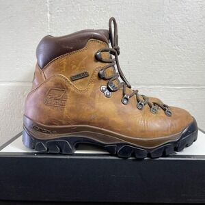 Zamberlan Goretex GTX Brown Leather Hiking Trekking Boots Lace up Men's 7 M